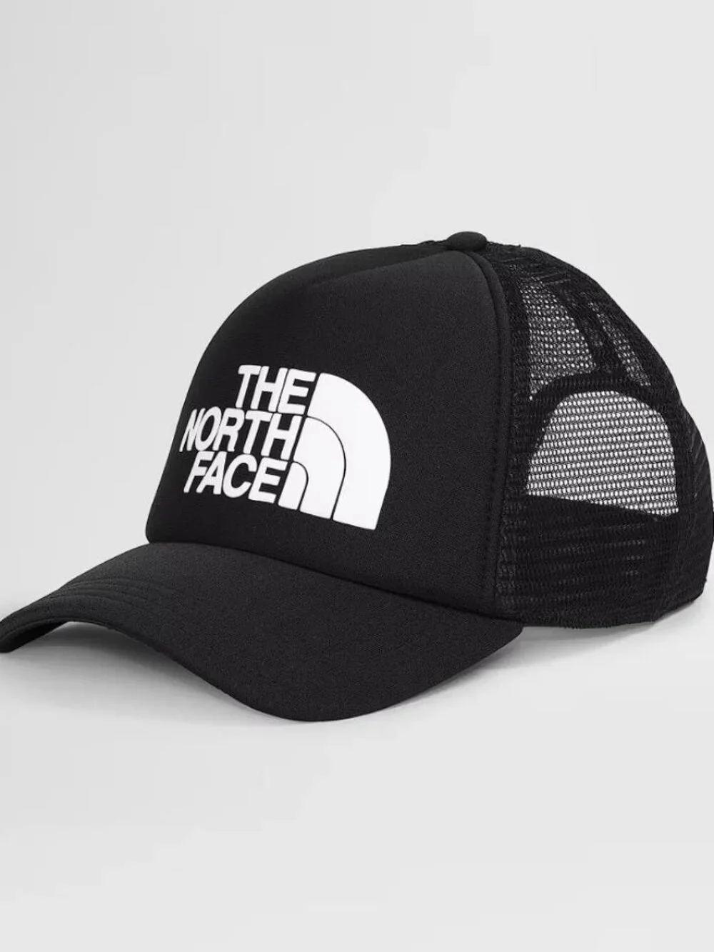 THE NORTH FACE Unisex TNF Logo Trucker Hat in TNF Black/TNF White